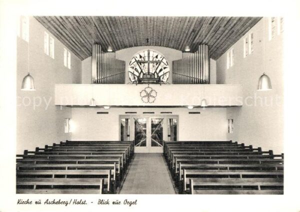 Ascheberg Holstein Kirche mit Orgel