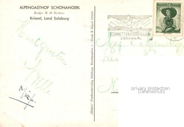 Krimmler Wasserfaelle Alpengasthof Schönangerl – Bild 2