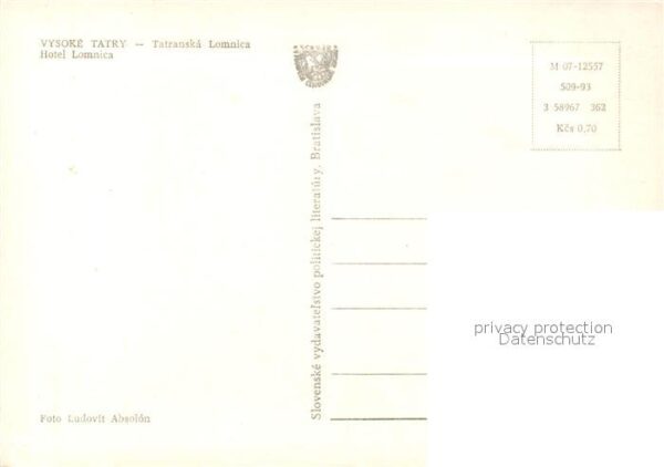Vysoke Tatry Hotel Lomnica – Bild 2