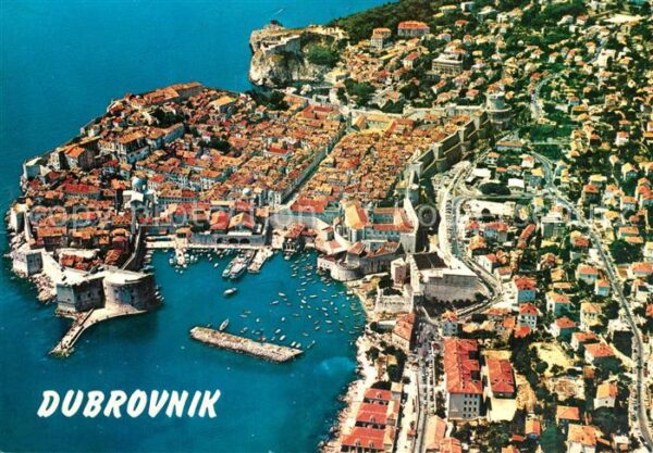 Dubrovnik Ragusa Fliegeraufnahme
