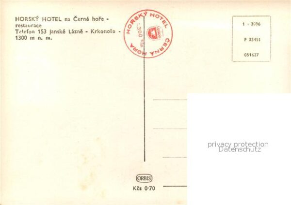 Krkonose Janske Lazne Horsky Hotel Cedok na Cern – Bild 2