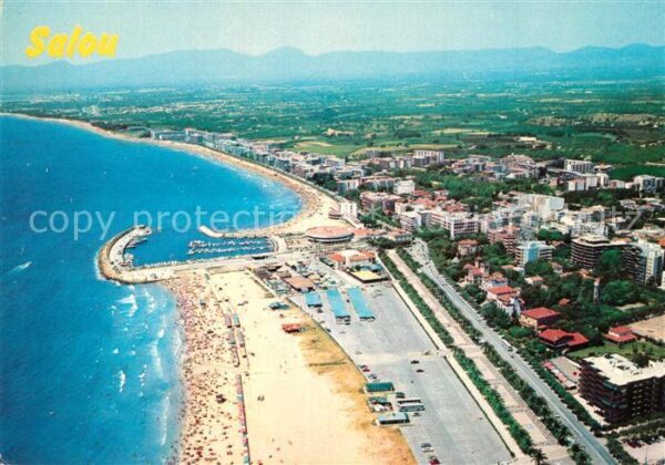 Salou Vue partielle aerienne Port