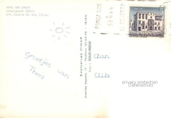 Santa Eulalia del Rio Hotel Don Carlos Fliegeraufnahme – Bild 2