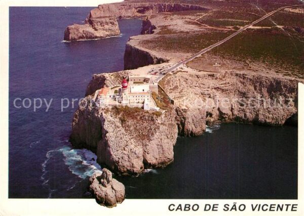 Cabo de Sao Vicente Algarve Fliegeraufnahme