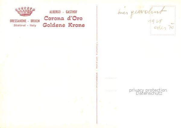Brixen Suedtirol Gasthof Goldene Krone – Bild 2