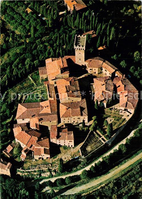 Monte San Savino Castello di Gargonza Fliegeraufnahme