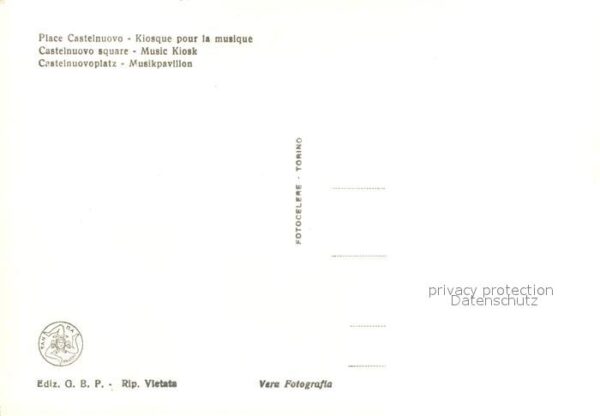 Palermo Sicilia Piazza Catelnuovo Palchetto Musica – Bild 2