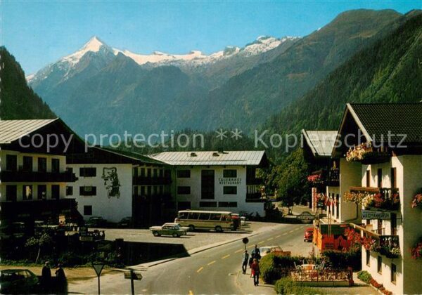 Kaprun Ortspartie mit Kitzsteinhorn