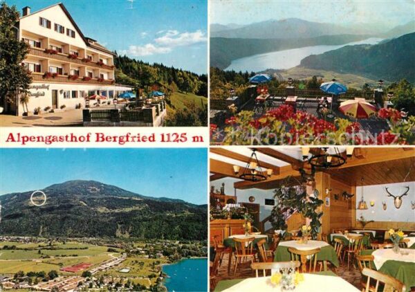 Ferndorf Kaernten Alpengasthof Bergfried Gaststube Millst