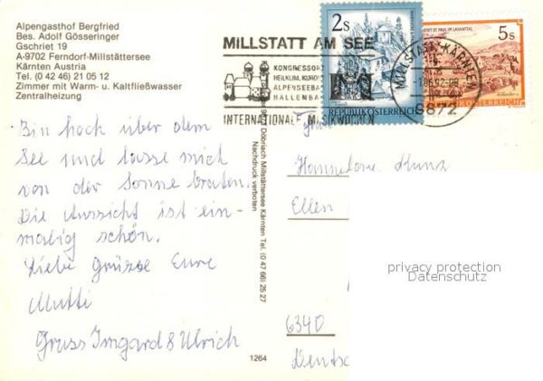Ferndorf Kaernten Alpengasthof Bergfried Gaststube Millst – Bild 2