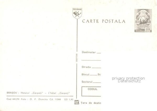 Brasso Brasov Kronstadt Hotelul Carpati – Bild 2