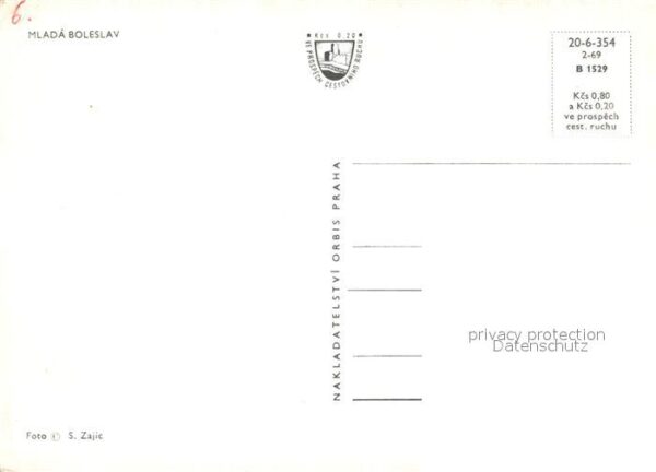 Mlada Boleslav Jungbunzlau Ortspartie – Bild 2
