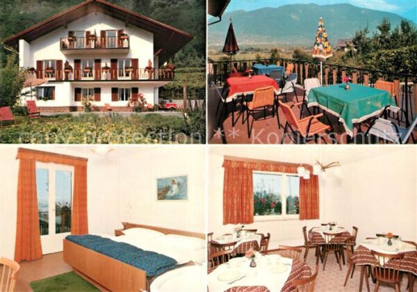 Burgstall Pension Sonnlaiten Terrasse Zimmer