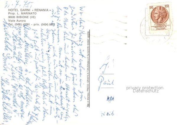 Bibione Hotel Garni Renania – Bild 2