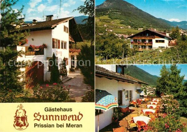 Prissian Gästehaus Sunnwend Terrasse Panorama