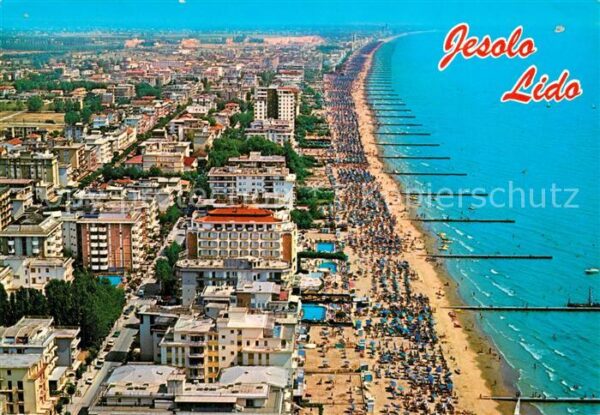 Jesolo Lido Fliegeraufnahme