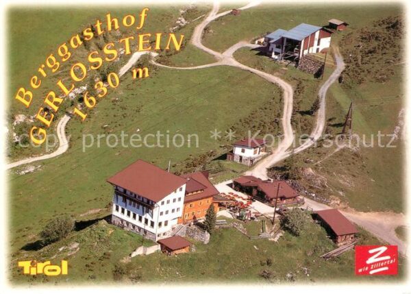 Hainzenberg Berggasthof Gerlosstein Fliegeraufnahme