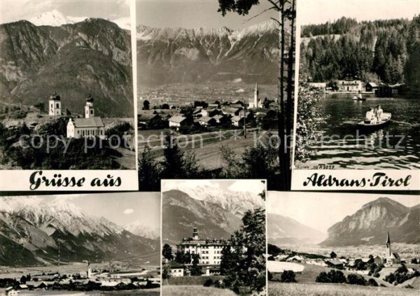 Aldrans Teilansichten Landschaftspanorama Alpen