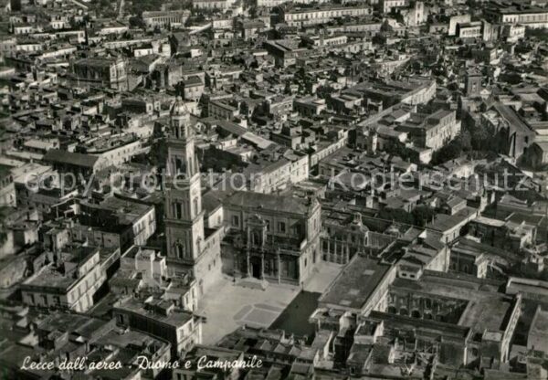 Lecce Duomo e Campanile dall' aereo