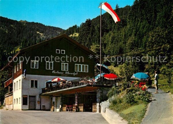 Hippach Rasthaus Wasserfall Schnitzlwirt