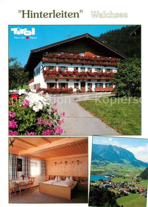 Walchsee Tirol Hotel Hinterleiten Landschaftspanorama