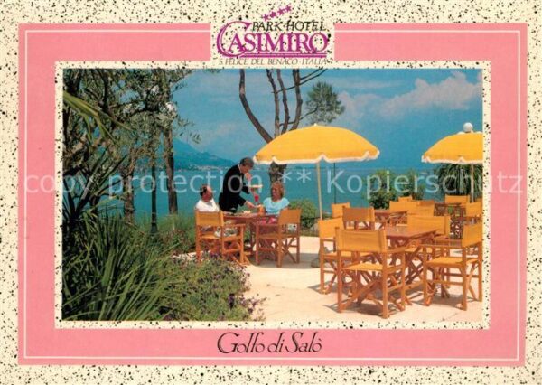 San Felice del Benaco Park Hotel Casimiro Terrasse Meerblick