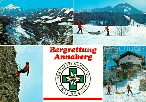 Annaberg-Lungoetz Bergrettung Annaberg Alpenpanorama