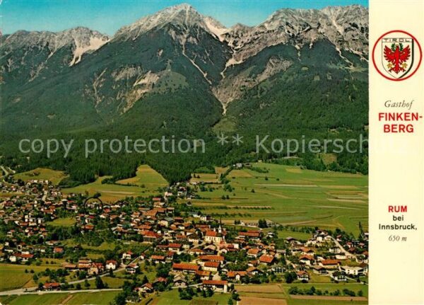 Rum Tirol Fliegeraufnahme