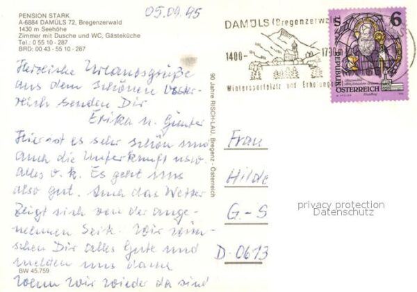 Damuels Vorarlberg Pension Stark – Bild 2