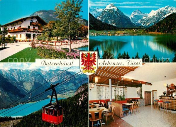 Pertisau Achensee Pension Bathenhäusl Bergbahn Alpenpanor