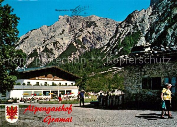 Eben Achensee Alpengasthof Gramai gegen Rappenspitze
