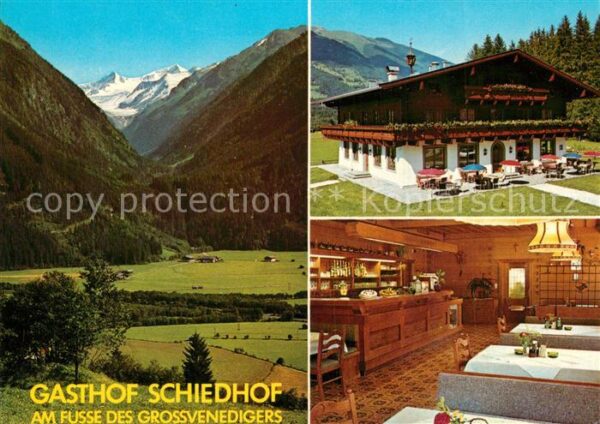 Neukirchen Grossvenediger Gasthof Schiedhof Landschaftspanorama A