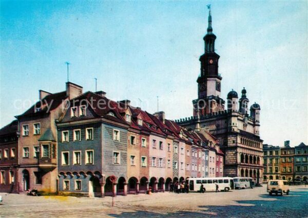 Poznan Posen Fragment Starego Rynku