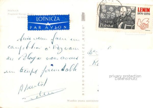 Poznan Posen Fragment Starego Rynku – Bild 2