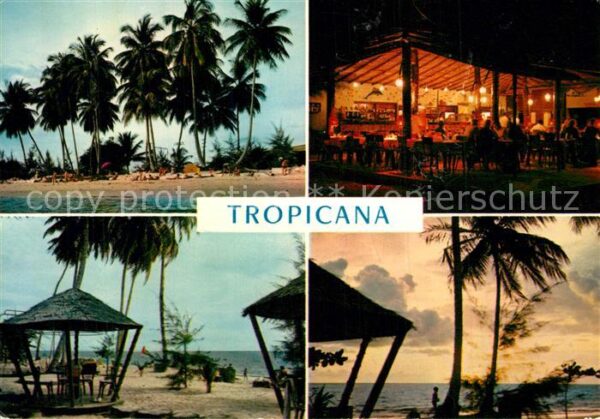 Libreville Restaurant Tropicana Strand Palmen