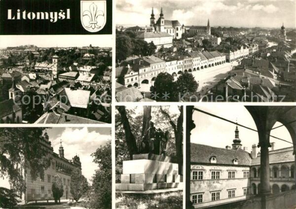 Litomysl Celkovy pohled Gottwaldovo namesti Zame