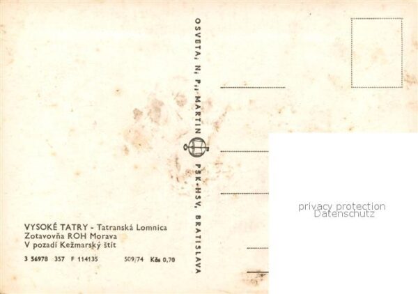 Tatranska Lomnica Zotavovna ROH Morava Vysoke Tatry Bergh – Bild 2