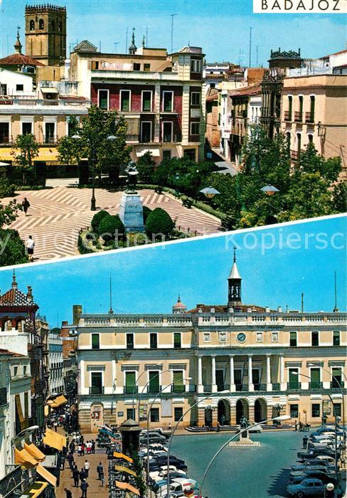 Badajoz Plazas de Cervantes y Espana