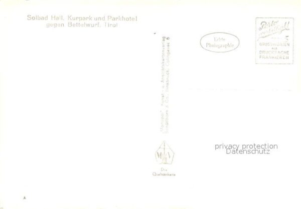 Bad Hall Oberoesterreich Kurpark und Parkhotel gegen Bettelwurf – Bild 2