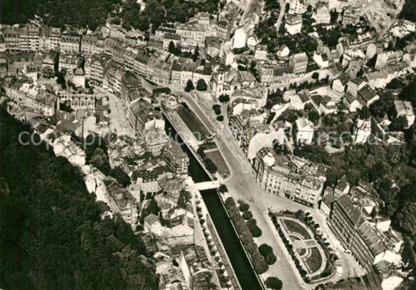 Karlovy Vary Fliegeraufnahme