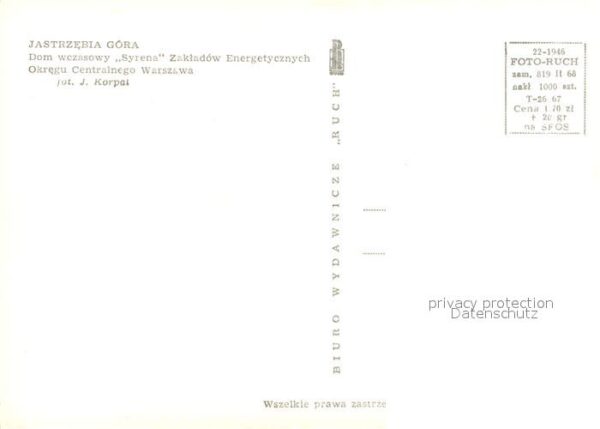 Jastrzebia Gora Dom wezasowy Syrena Zakladow Energetycz – Bild 2