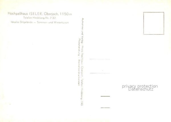 Oberjoch Hochpasshaus Iseler Skigebiet Allgäuer – Bild 2