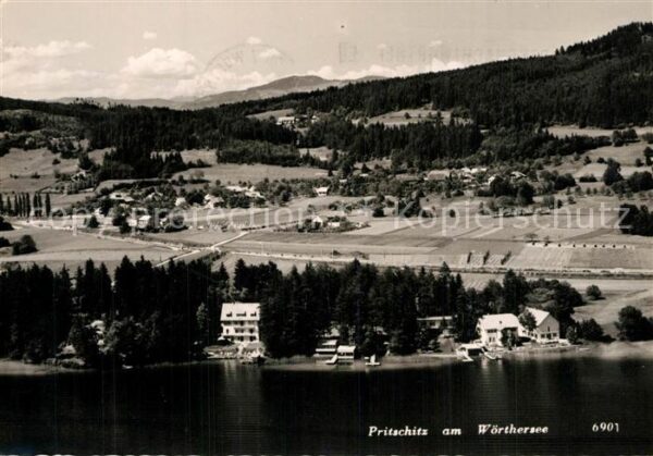 P?rtschach W?rthersee Pritschitz Seepartie Fliegeraufnahme