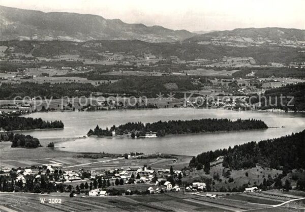 Faakersee Fliegeraufnahme