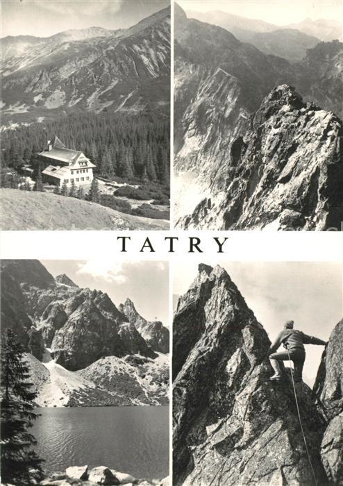 Tatry Vysoke Gebirge Hala Gasienicowa Bergsteiger