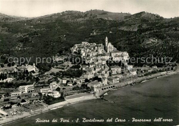 San Bartolomeo del Cervo Fliegeraufnahme Riviera dei Fiori