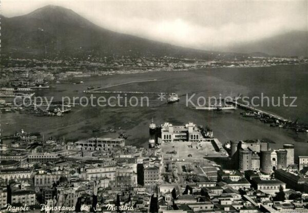 Napoli Neapel Panorama da S. Martino