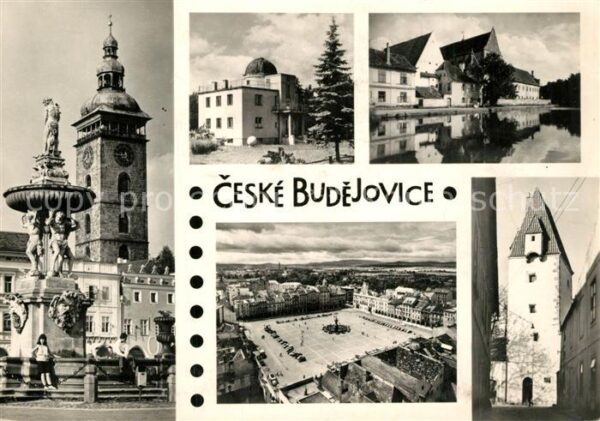 Ceske Budejovice Kirchen Brunnen
