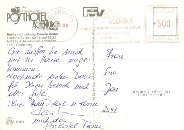 Achenkirch Posthotel – Bild 2