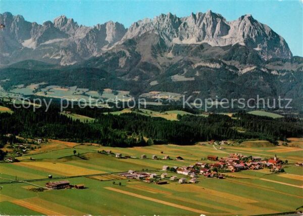 Oberndorf Tirol am Fusse des Kaisergebirge Fliegeraufna